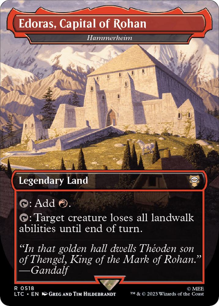 Edoras, Capital of Rohan - Hammerheim (Borderless) [Commander: The Lord of the Rings: Tales of Middle-earth] 518
