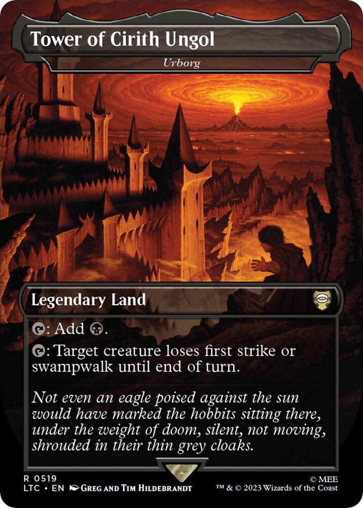 Tower of Cirith Ungol - Urborg (Borderless) [Commander: The Lord of the Rings: Tales of Middle-earth] 519