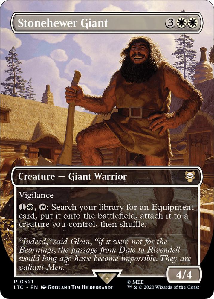 Stonehewer Giant (Borderless) [Commander: The Lord of the Rings: Tales of Middle-earth] 521