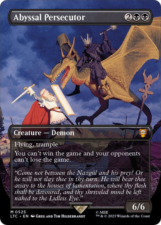 Abyssal Persecutor (Borderless) [Commander: The Lord of the Rings: Tales of Middle-earth] 525