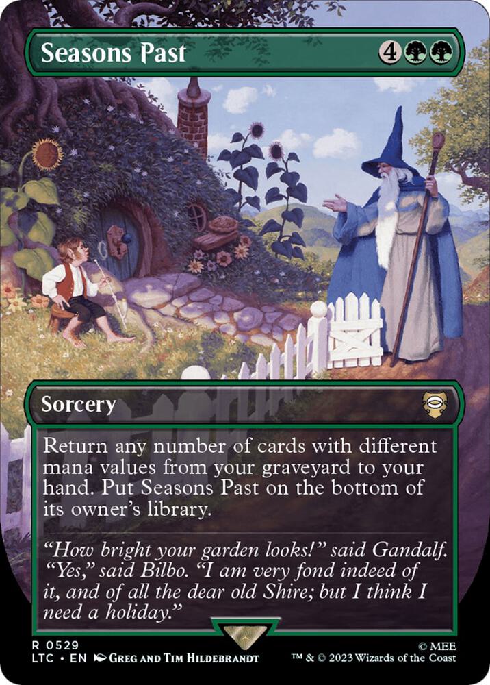 Seasons Past (Borderless) [Commander: The Lord of the Rings: Tales of Middle-earth] 529