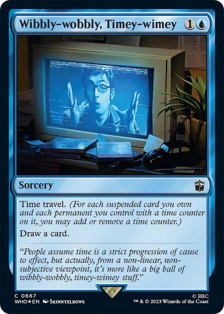 Wibbly-wobbly, Timey-wimey (Surge Foil) [Universes Beyond: Doctor Who] 667