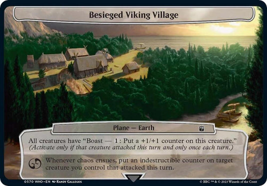 Besieged Viking Village [Planechase: Universes Beyond: Doctor Who] 570