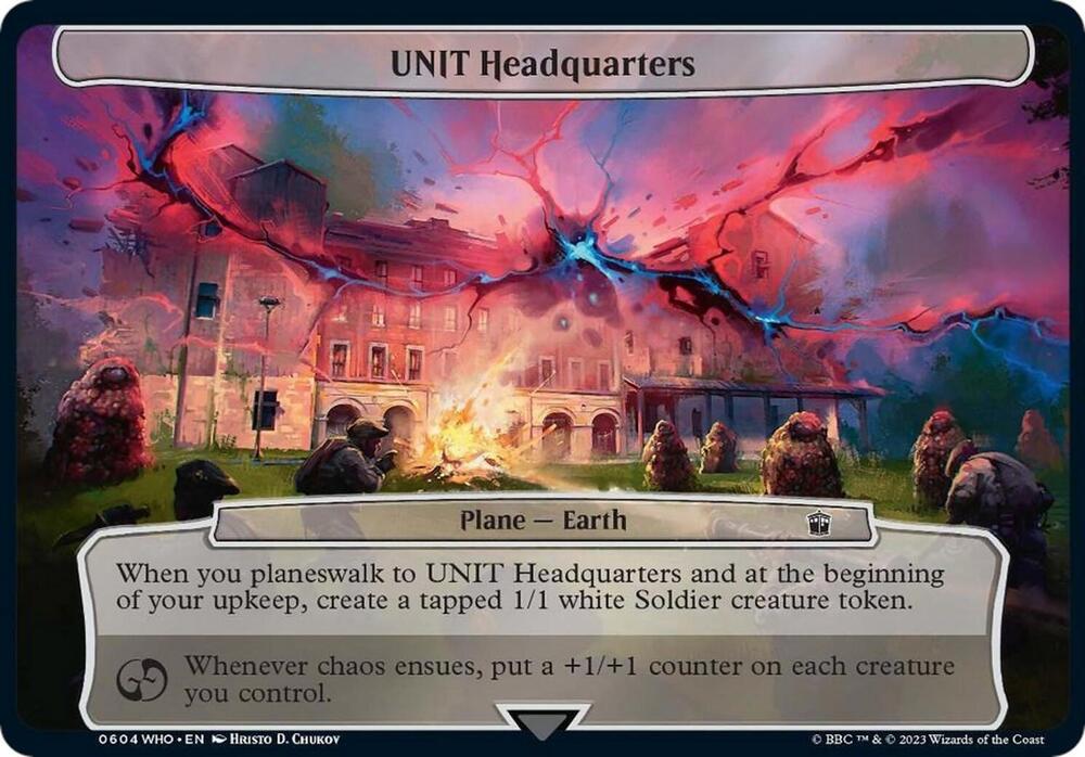 UNIT Headquarters [Planechase: Universes Beyond: Doctor Who] 604
