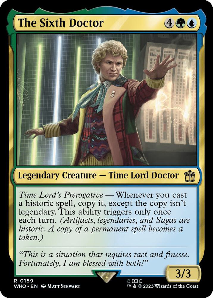 The Sixth Doctor [Universes Beyond: Doctor Who] 159