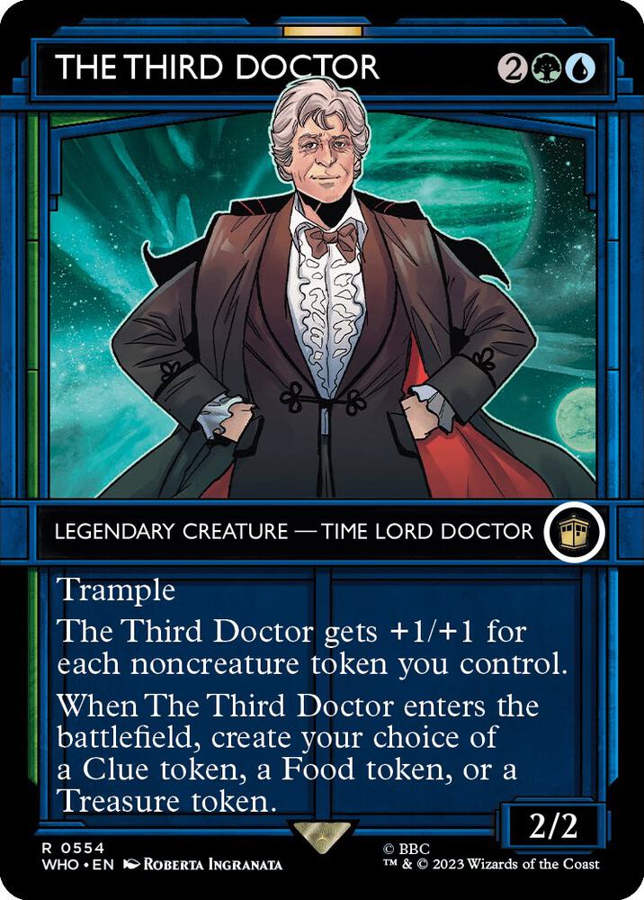 The Third Doctor (Showcase) [Universes Beyond: Doctor Who] 554