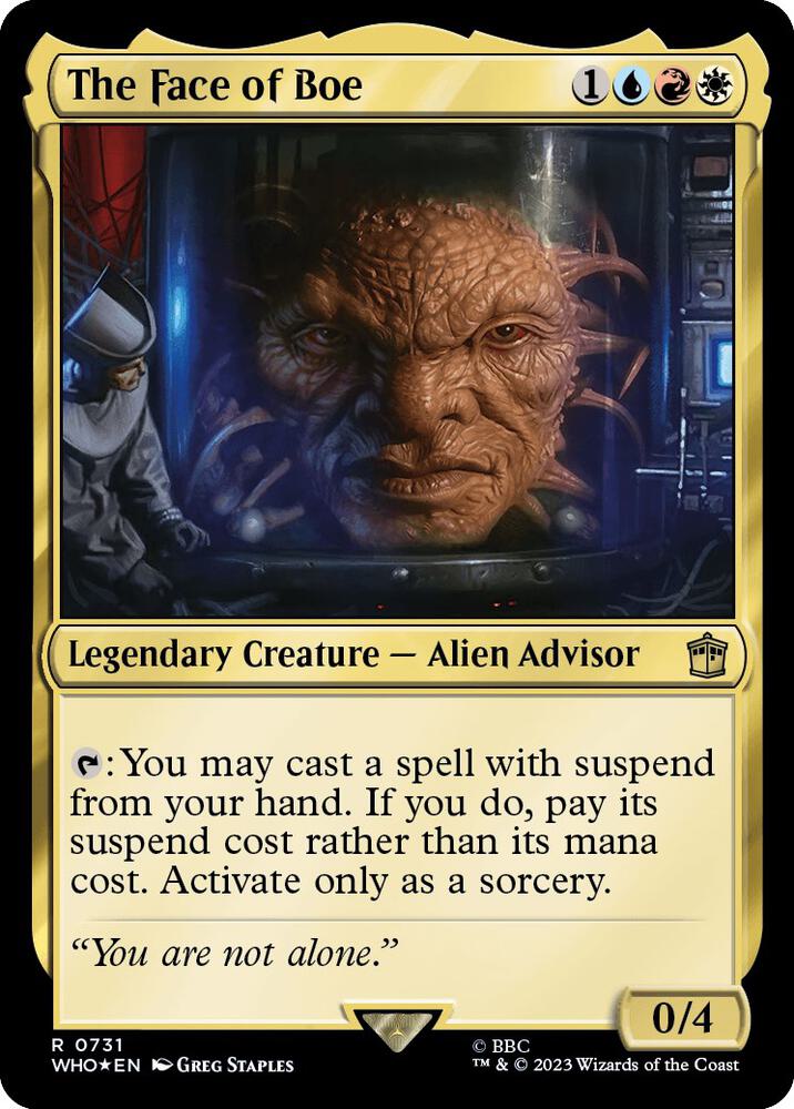 The Face of Boe (Surge Foil) [Universes Beyond: Doctor Who] 731
