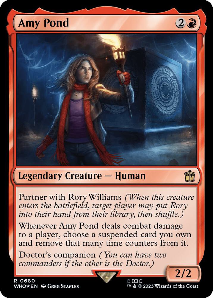 Amy Pond (Surge Foil) [Universes Beyond: Doctor Who] 680