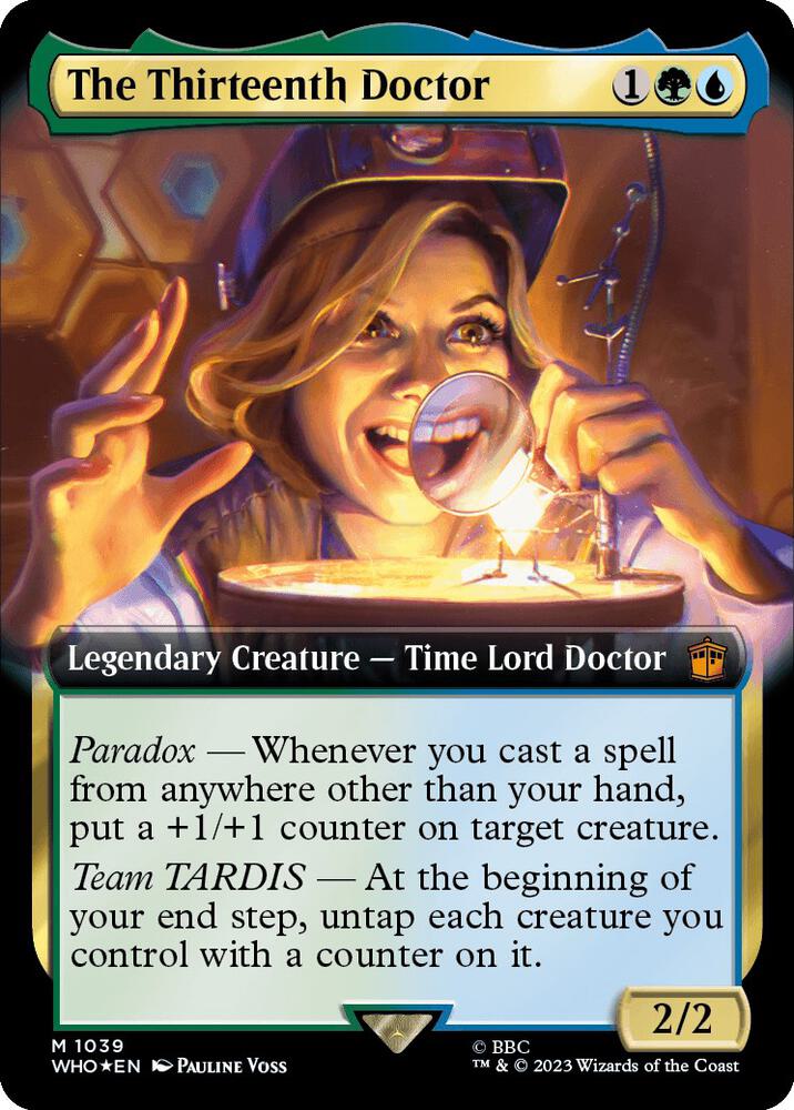 The Thirteenth Doctor (Extended Art) (Surge Foil) [Universes Beyond: Doctor Who] 1039