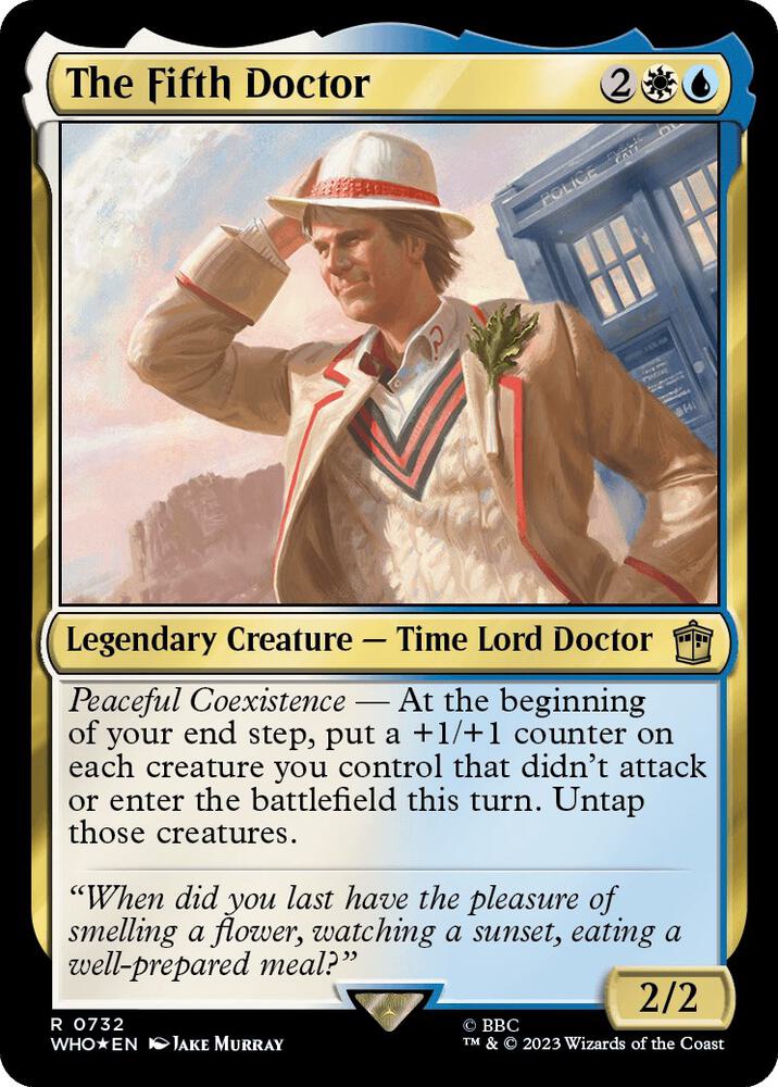 The Fifth Doctor (Surge Foil) [Universes Beyond: Doctor Who] 732
