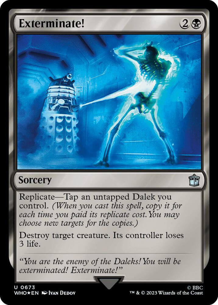 Exterminate! (Surge Foil) [Universes Beyond: Doctor Who] 673