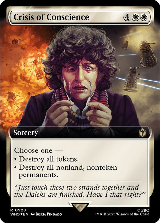 Crisis of Conscience (Extended Art) (Surge Foil) [Universes Beyond: Doctor Who] 928
