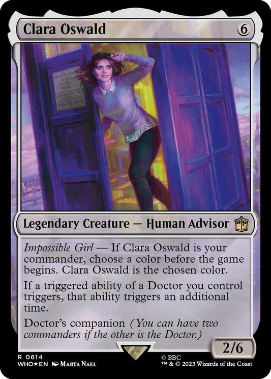 Clara Oswald (Surge Foil) [Universes Beyond: Doctor Who] 614