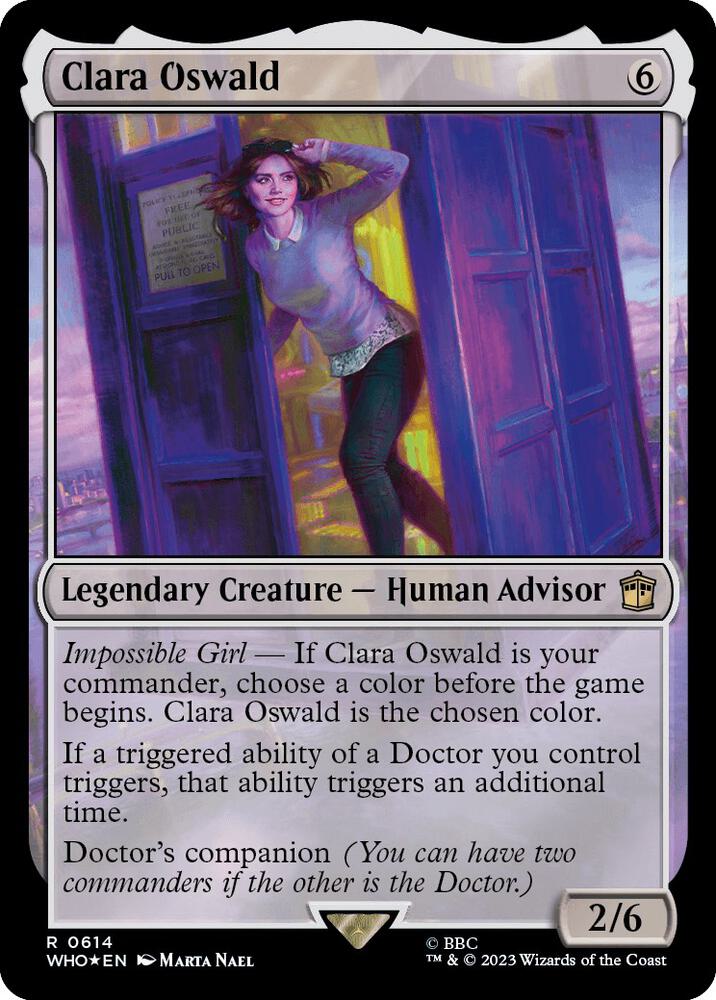 Clara Oswald (Surge Foil) [Universes Beyond: Doctor Who] 614