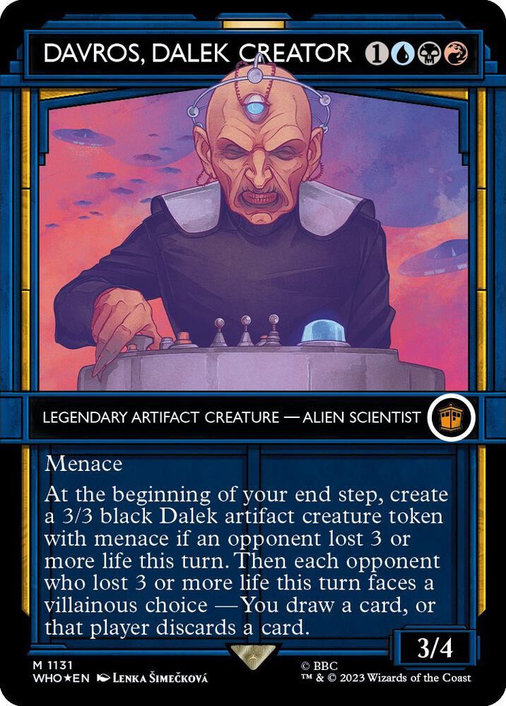 Davros, Dalek Creator (Showcase) (Surge Foil) [Universes Beyond: Doctor Who] 1131
