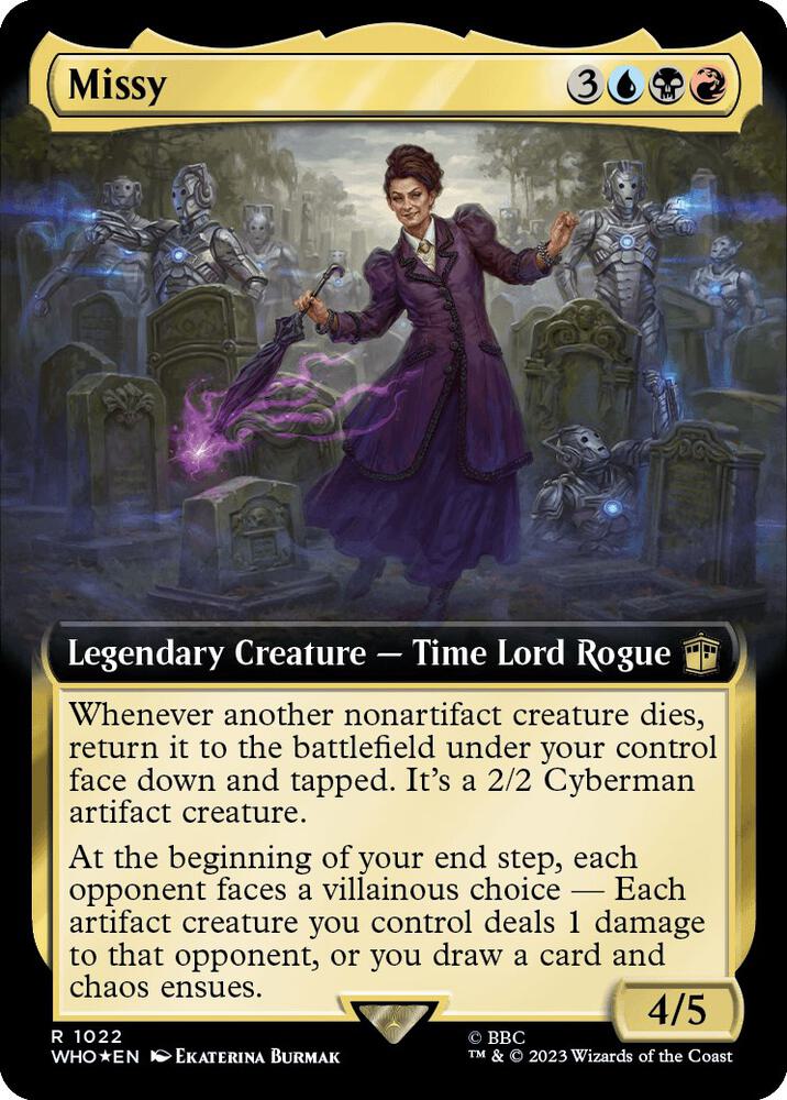Missy (Extended Art) (Surge Foil) [Universes Beyond: Doctor Who] 1022