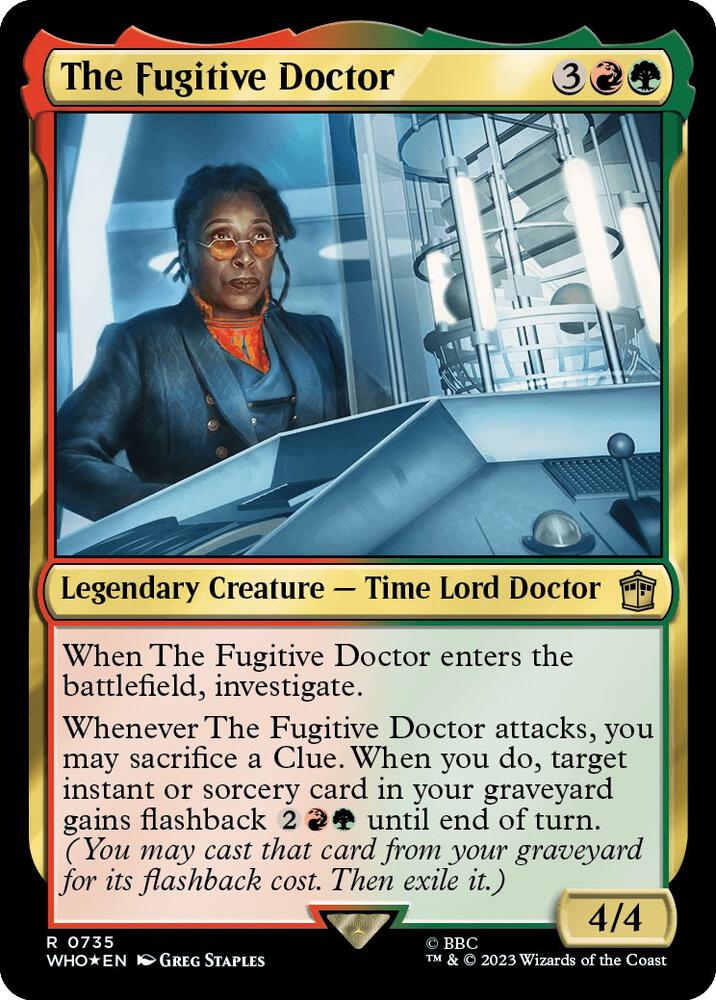 The Fugitive Doctor (Surge Foil) [Universes Beyond: Doctor Who] 735