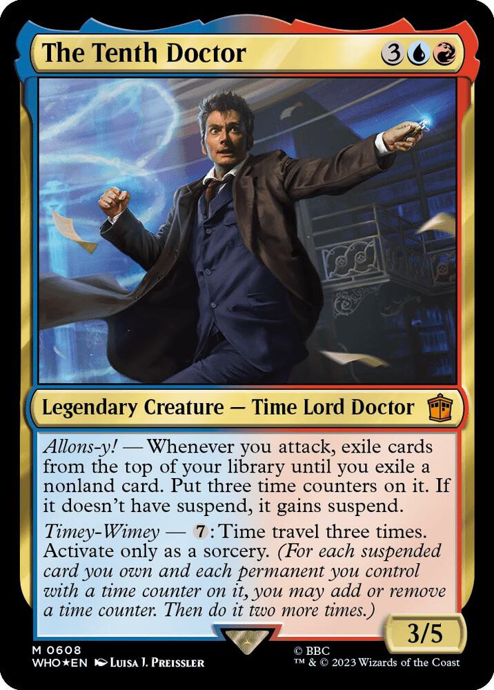 The Tenth Doctor (Surge Foil) [Universes Beyond: Doctor Who] 608