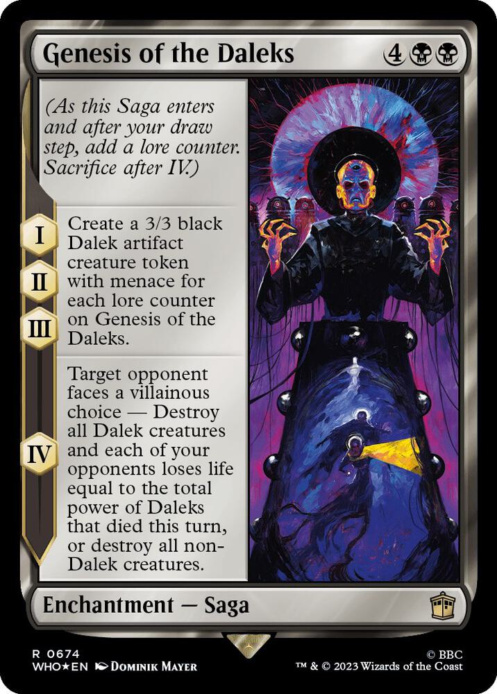 Genesis of the Daleks (Surge Foil) [Universes Beyond: Doctor Who] 674