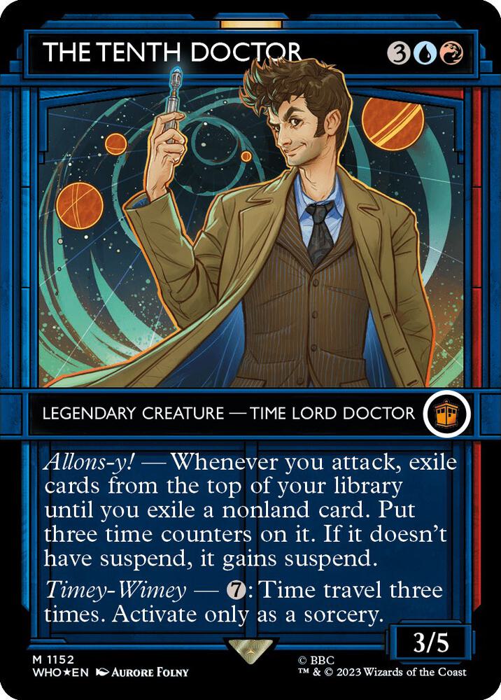 The Tenth Doctor (Showcase) (Surge Foil) [Universes Beyond: Doctor Who] 1152