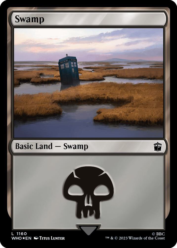 Swamp (1160) (Surge Foil) [Universes Beyond: Doctor Who] 1160
