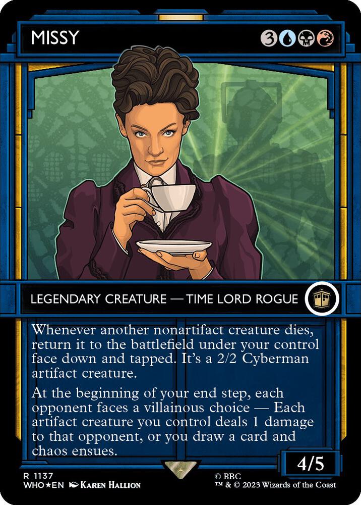 Missy (Showcase) (Surge Foil) [Universes Beyond: Doctor Who] 1137