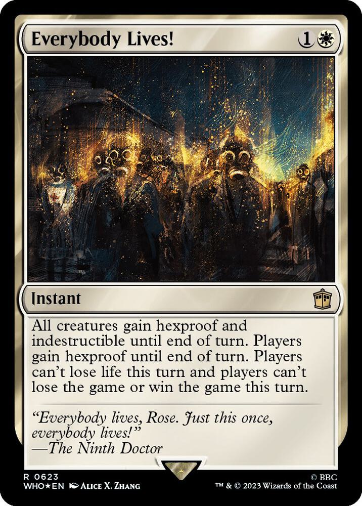 Everybody Lives! (Surge Foil) [Universes Beyond: Doctor Who] 623