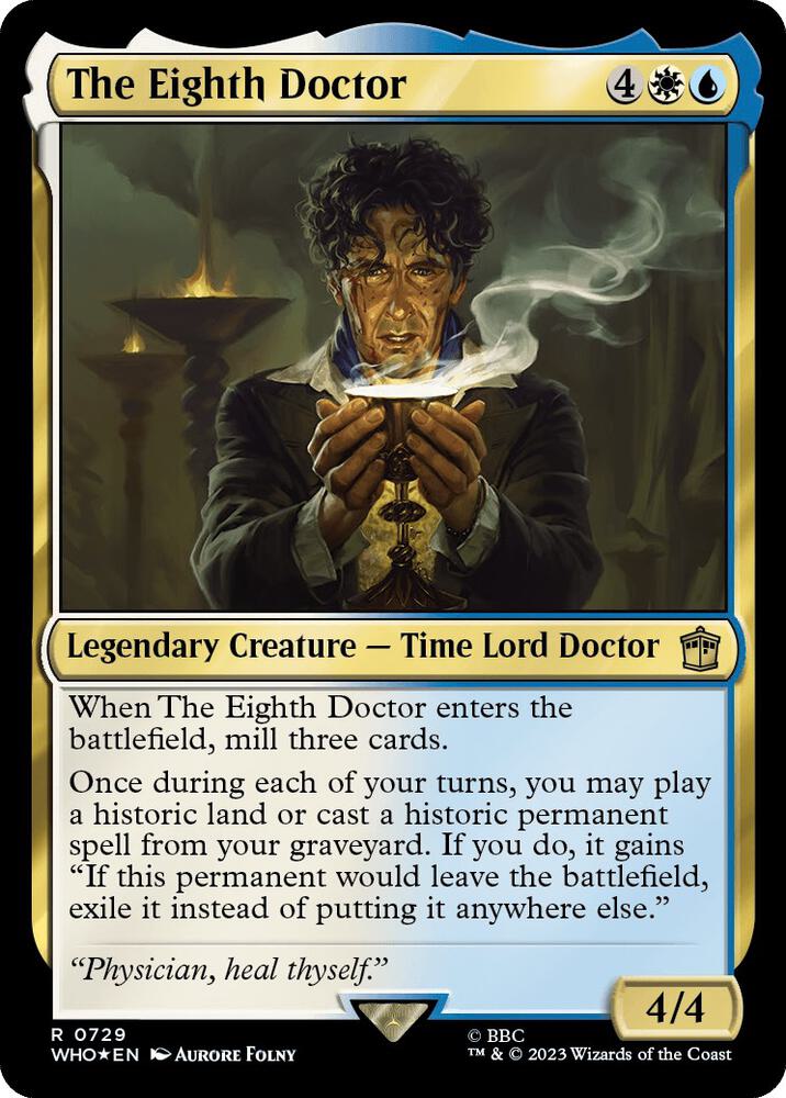 The Eighth Doctor (Surge Foil) [Universes Beyond: Doctor Who] 729