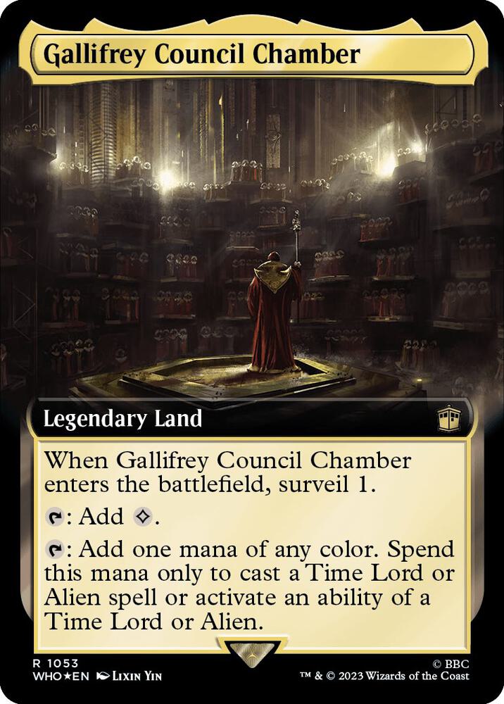 Gallifrey Council Chamber (Extended Art) (Surge Foil) [Universes Beyond: Doctor Who] 1053