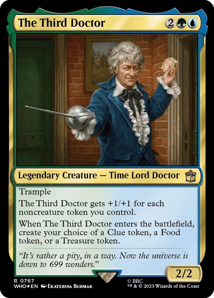 The Third Doctor (Surge Foil) [Universes Beyond: Doctor Who] 767