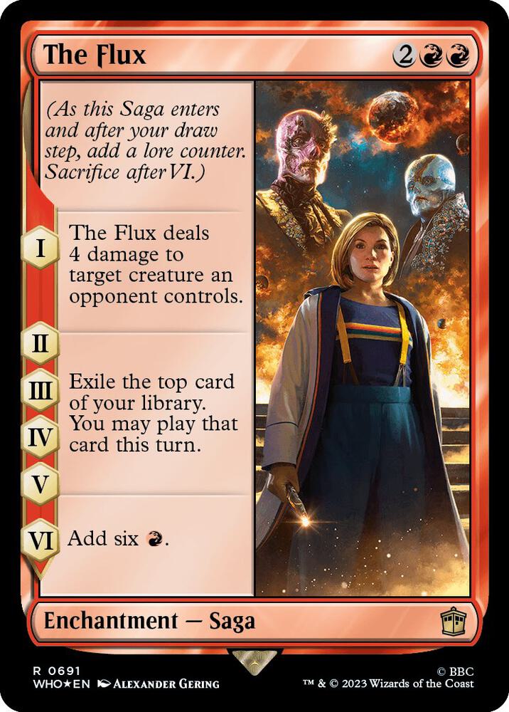 The Flux (Surge Foil) [Universes Beyond: Doctor Who] 691