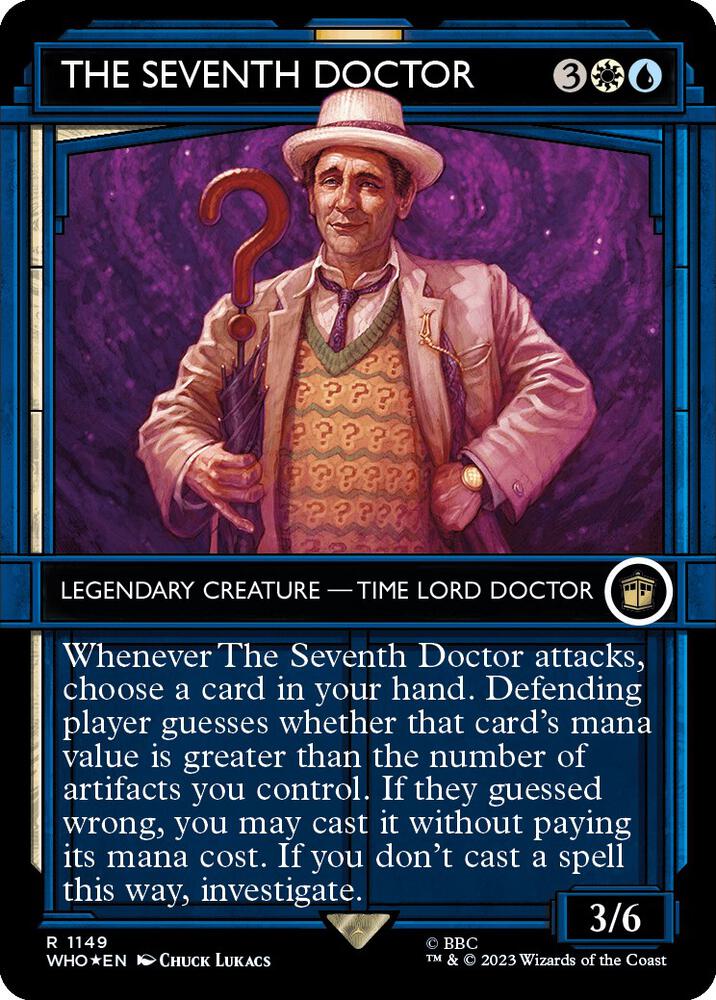 The Seventh Doctor (Showcase) (Surge Foil) [Universes Beyond: Doctor Who] 1149