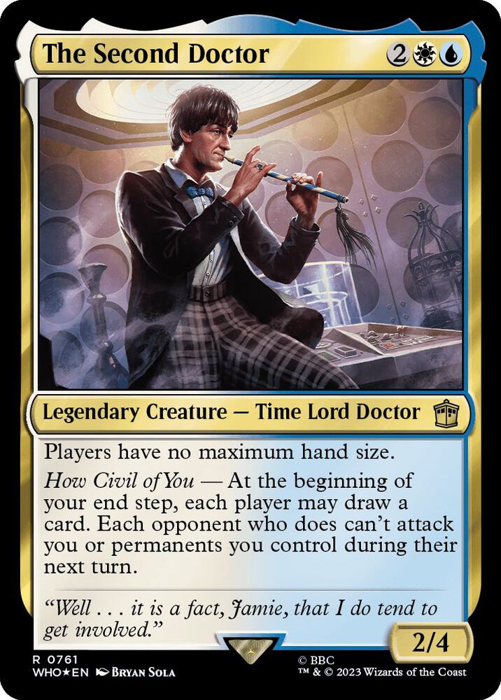 The Second Doctor (Surge Foil) [Universes Beyond: Doctor Who] 761