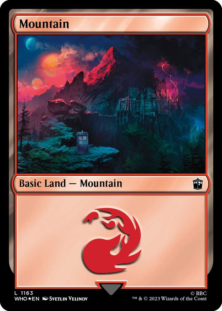 Mountain (1163) (Surge Foil) [Universes Beyond: Doctor Who] 1163