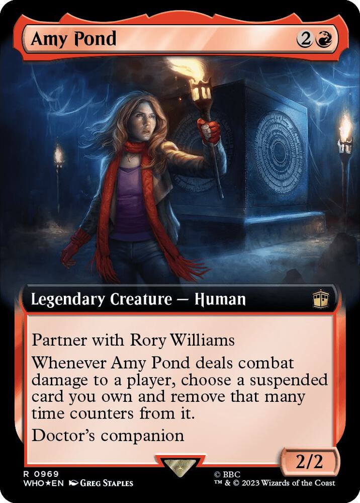 Amy Pond (Extended Art) (Surge Foil) [Universes Beyond: Doctor Who] 969