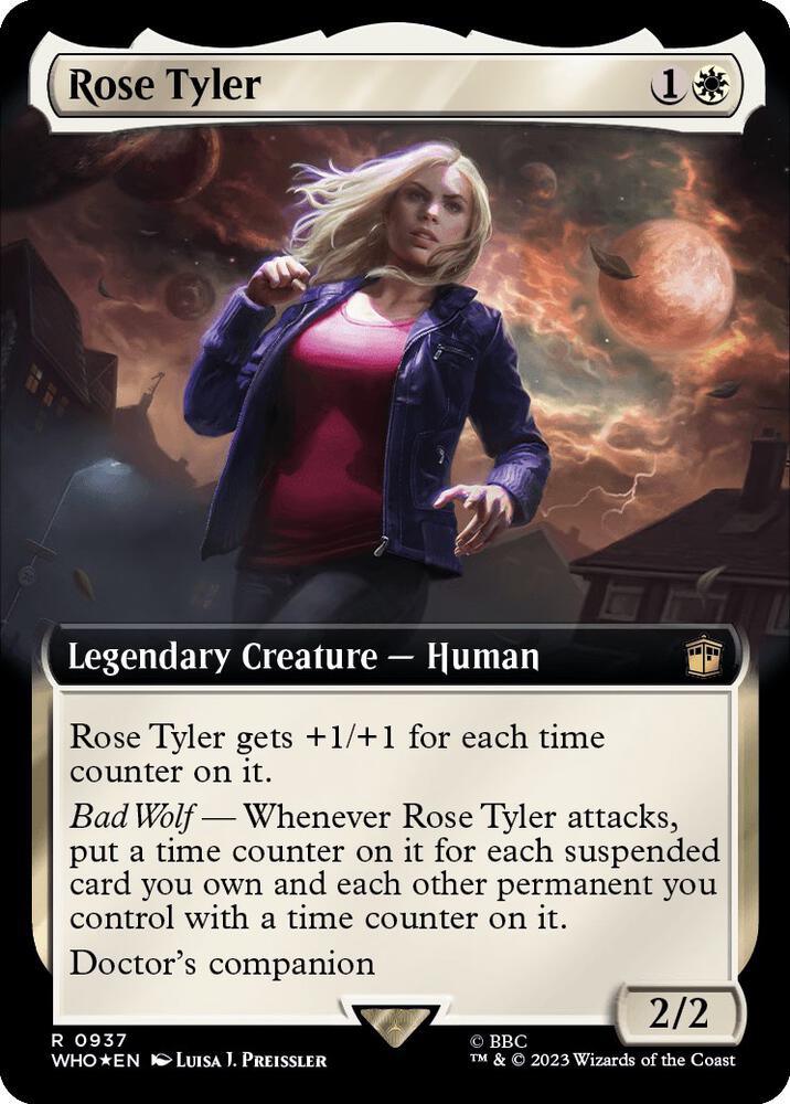 Rose Tyler (Extended Art) (Surge Foil) [Universes Beyond: Doctor Who] 937