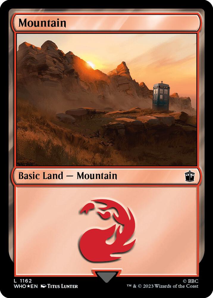 Mountain (1162) (Surge Foil) [Universes Beyond: Doctor Who] 1162
