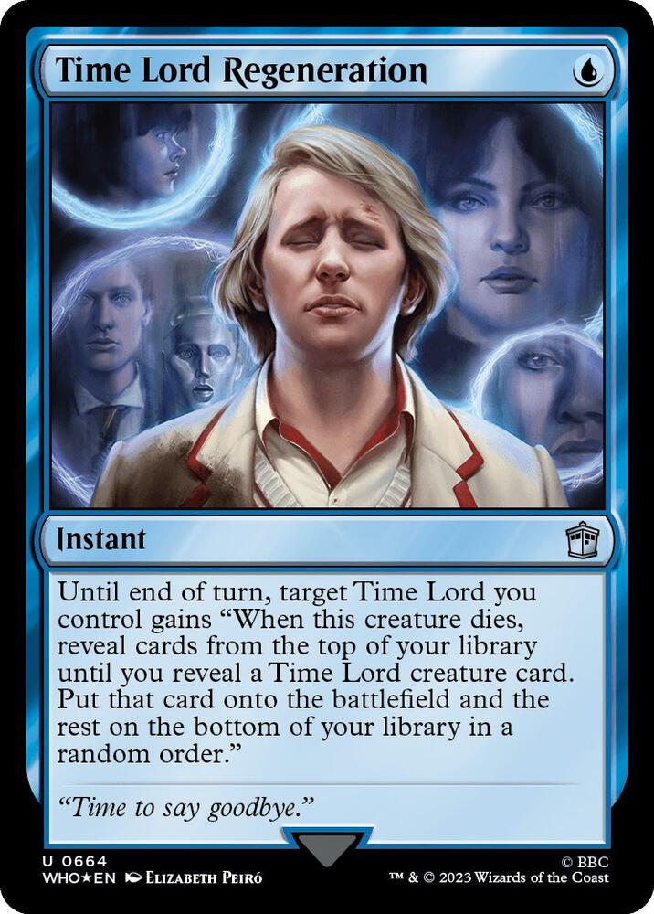 Time Lord Regeneration (Surge Foil) [Universes Beyond: Doctor Who] 664