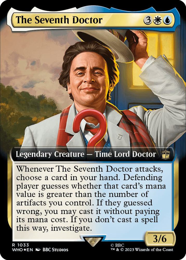 The Seventh Doctor (Extended Art) (Surge Foil) [Universes Beyond: Doctor Who] 1033