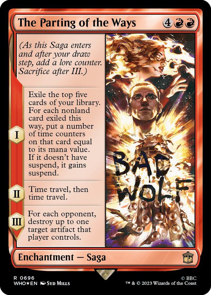 The Parting of the Ways (Surge Foil) [Universes Beyond: Doctor Who] 696