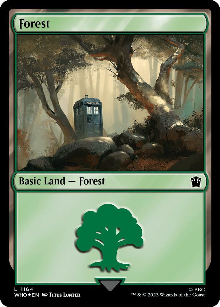 Forest (1164) (Surge Foil) [Universes Beyond: Doctor Who] 1164