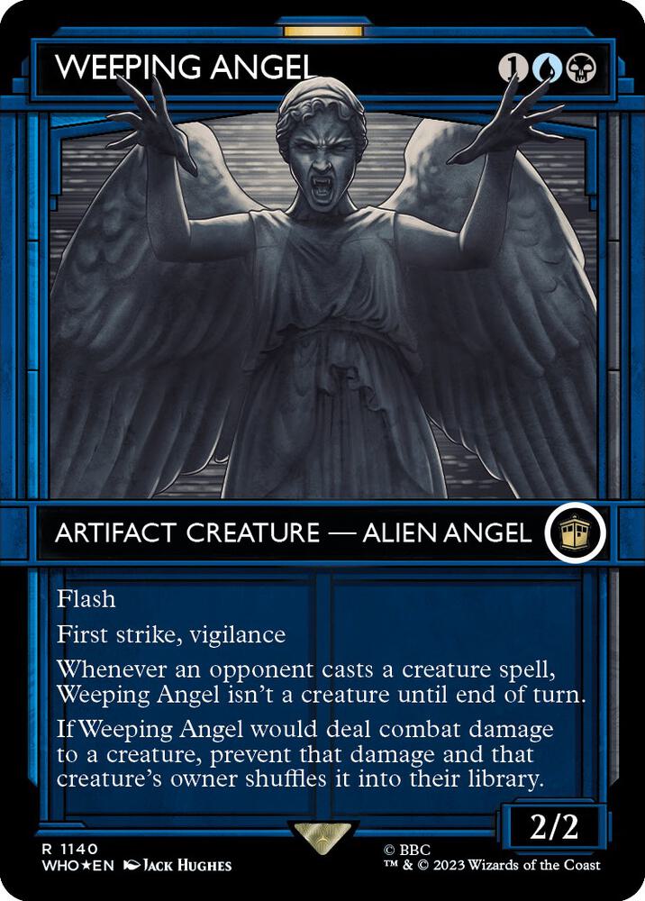 Weeping Angel (Showcase) (Surge Foil) [Universes Beyond: Doctor Who] 1140