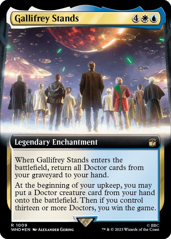Gallifrey Stands (Extended Art) (Surge Foil) [Universes Beyond: Doctor Who] 1009