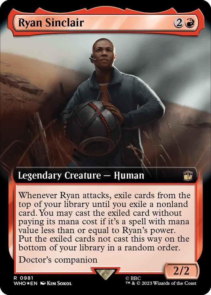 Ryan Sinclair (Extended Art) (Surge Foil) [Universes Beyond: Doctor Who] 981