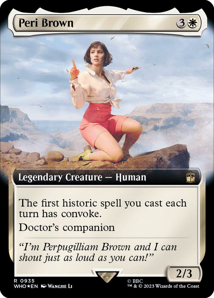 Peri Brown (Extended Art) (Surge Foil) [Universes Beyond: Doctor Who] 935