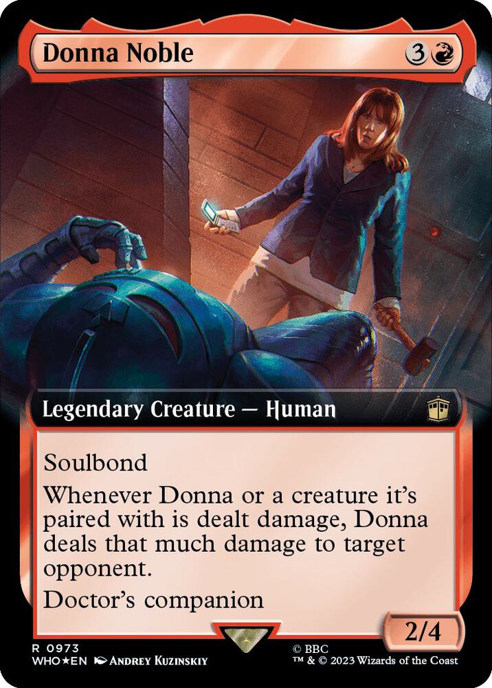 Donna Noble (Extended Art) (Surge Foil) [Universes Beyond: Doctor Who] 973
