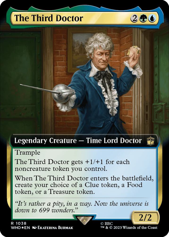 The Third Doctor (Extended Art) (Surge Foil) [Universes Beyond: Doctor Who] 1038