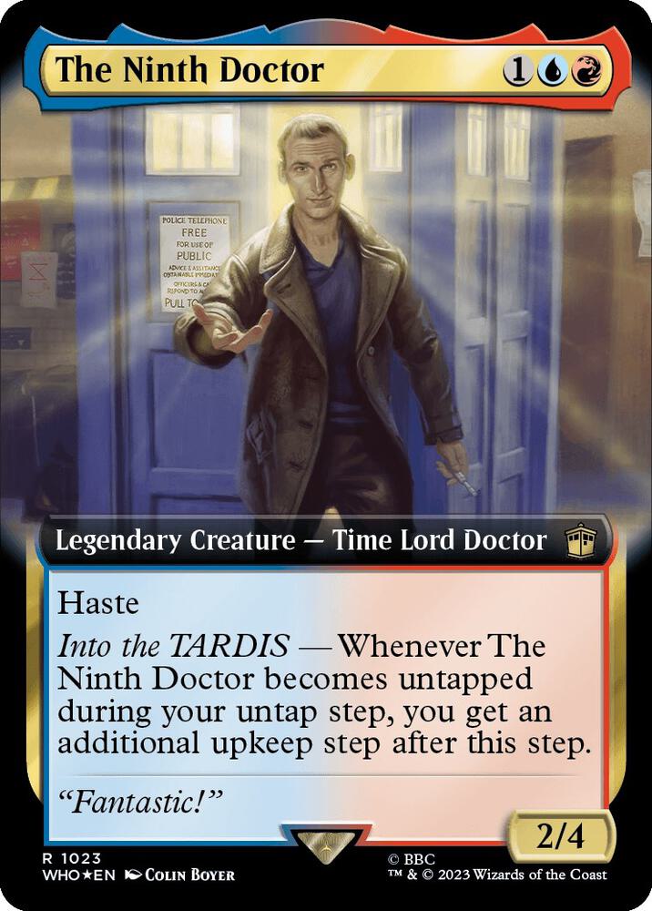The Ninth Doctor (Extended Art) (Surge Foil) [Universes Beyond: Doctor Who] 1023