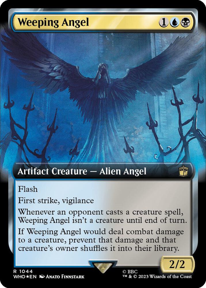 Weeping Angel (Extended Art) (Surge Foil) [Universes Beyond: Doctor Who] 1044