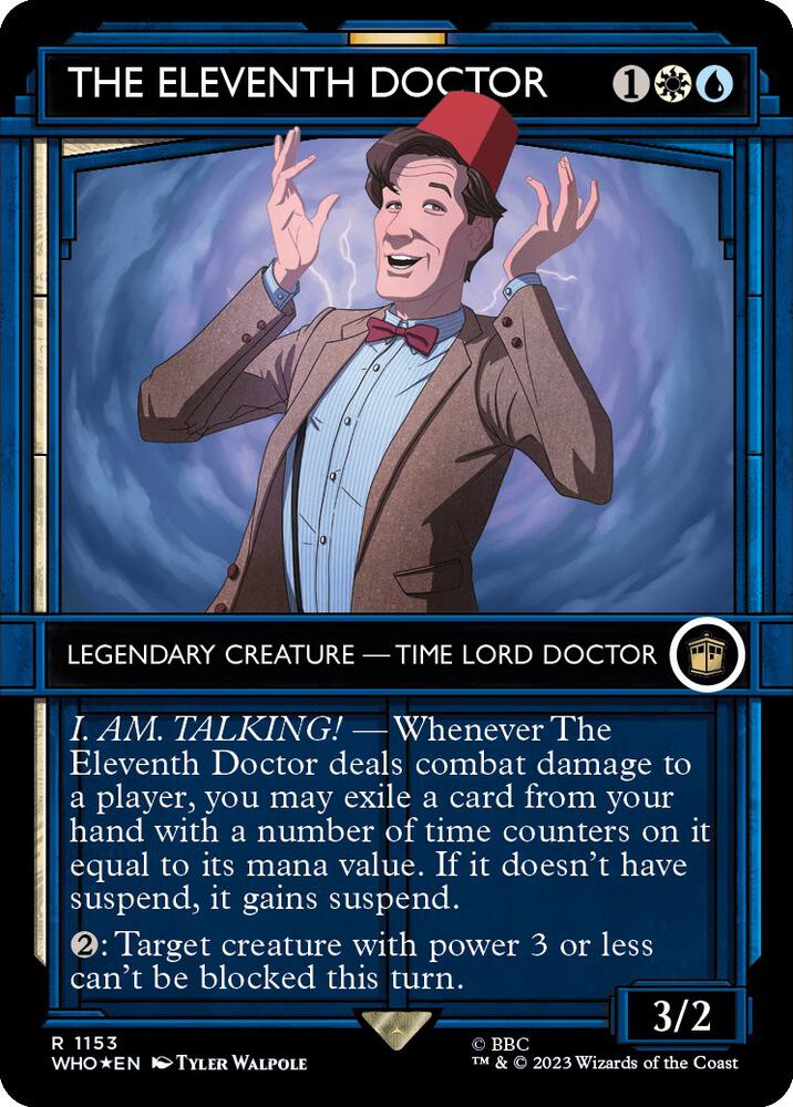 The Eleventh Doctor (Showcase) (Surge Foil) [Universes Beyond: Doctor Who] 1153